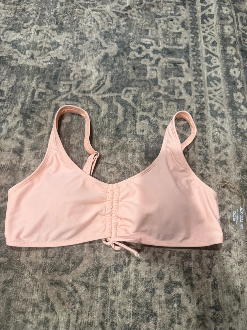 NWT Cabana del Sol Blush Pink Bikini Set Size Large